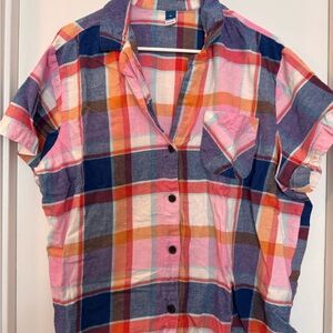 Colorful Plaid Pajama Set